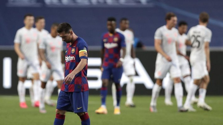 برشلونة تسقُط أمام بايرن ميونخ بـ 8 نقاط