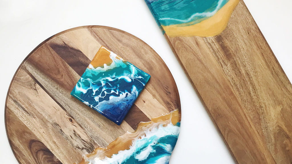 فن الـ resin art مع الفنانة التشكيلية الاردنية ريما إبراهيم - صور وفيديو